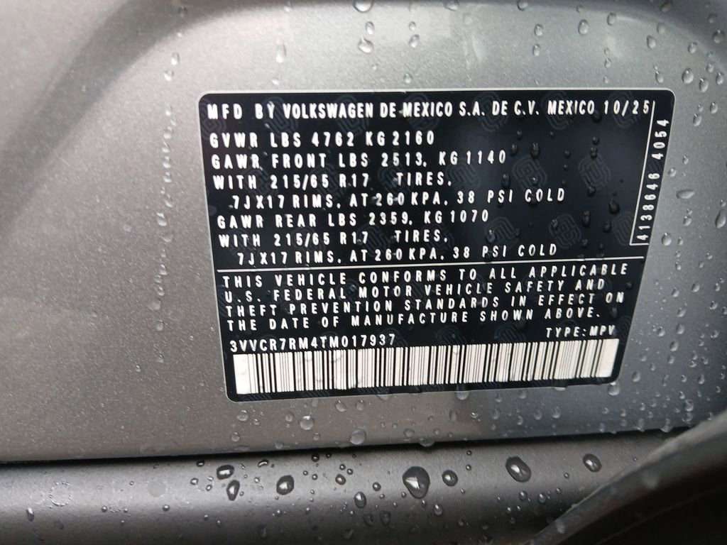 New 2026 Volkswagen Tiguan S image 28