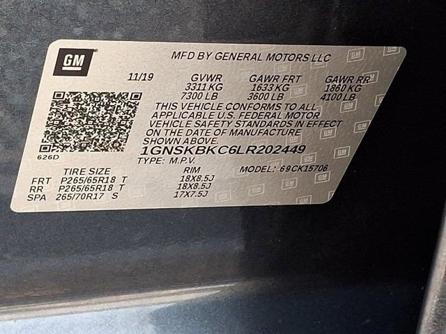 Used 2020 Chevrolet Tahoe LT AWD/4WD image 32