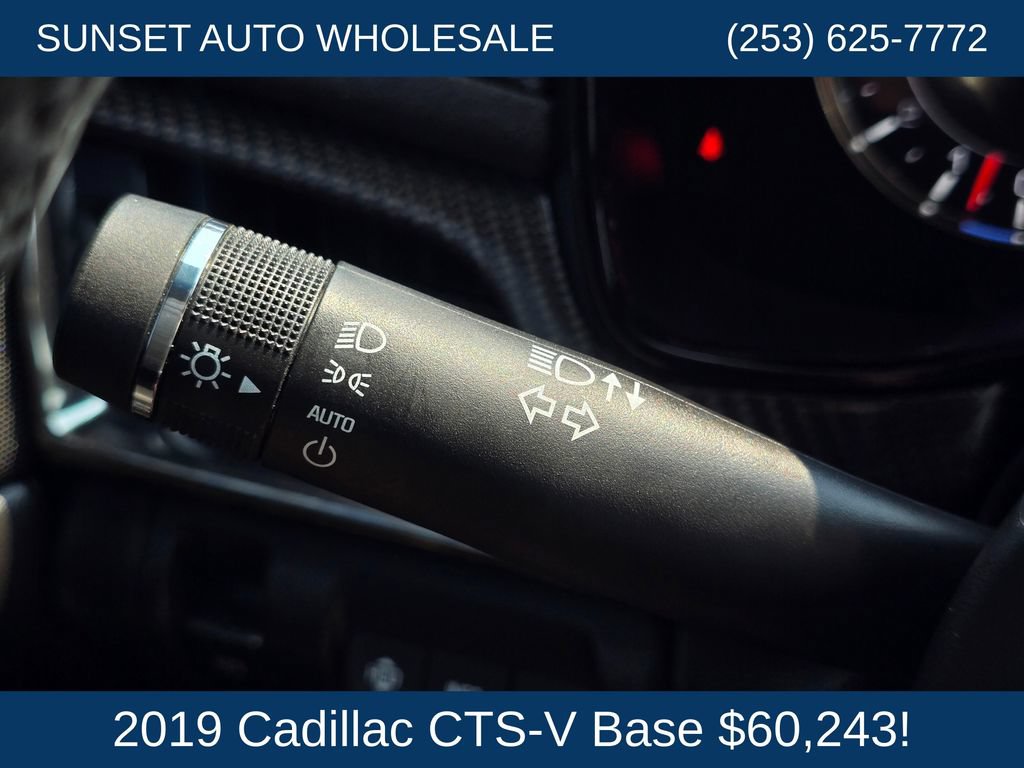 Used 2019 Cadillac CTS V w/ Carbon Fiber Package RWD image 29