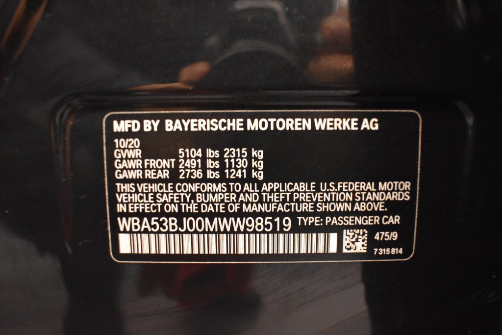 Used 2021 BMW 540i w/ M Sport Package RWD image 13