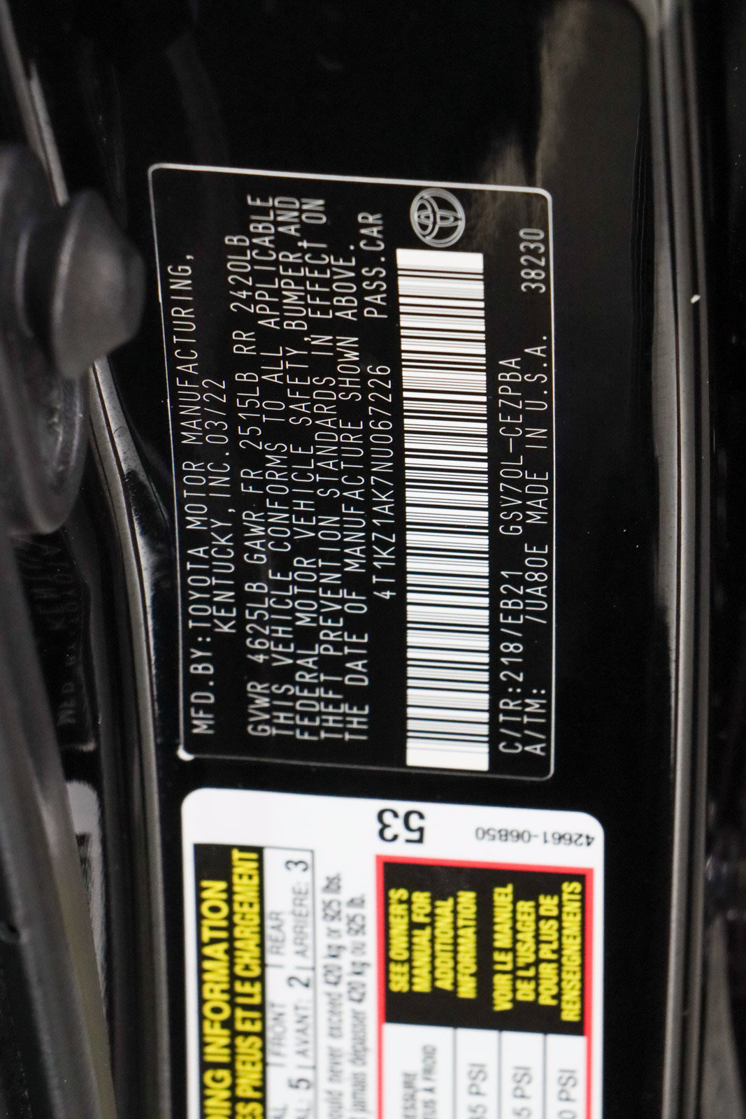 Used 2022 Toyota Camry TRD FWD image 30