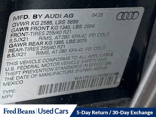 Used 2025 Audi SQ5 Premium Plus w/ Premium Plus Package image 34