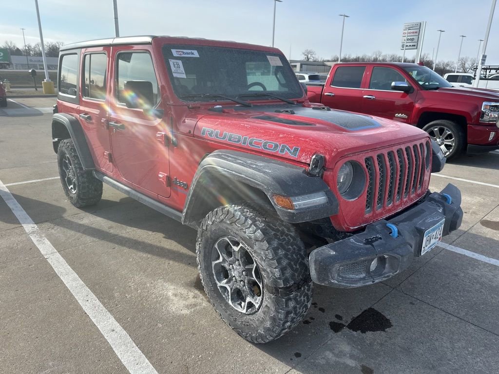 Used 2022 Jeep Wrangler Unlimited Rubicon 4xe w/ Cold Weather Group image 5