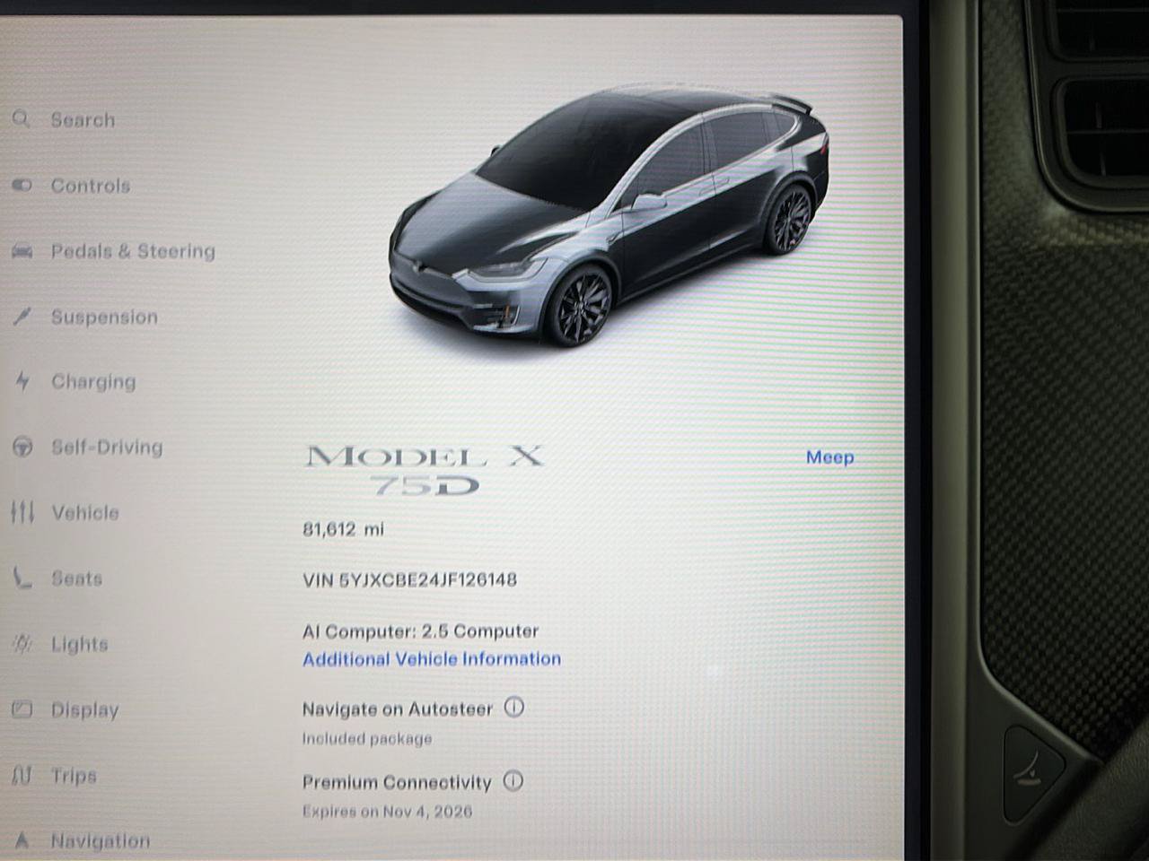 Used 2018 Tesla Model X 75D AWD/4WD image 23