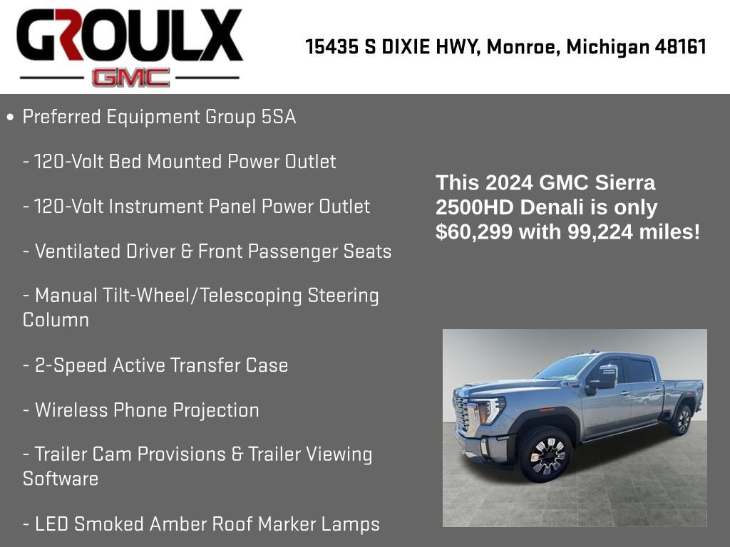 Used 2024 GMC Sierra 2500 Denali w/ Denali Reserve Package AWD/4WD image 22