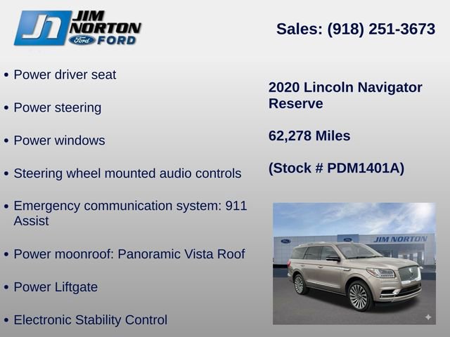 Used 2020 Lincoln Navigator Reserve w/ Luxury Package image 31