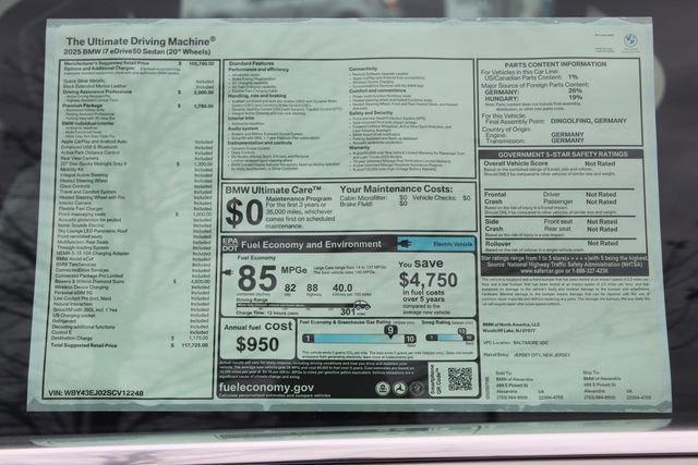 Used 2025 BMW i7 eDrive50 image 2