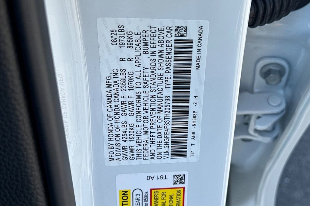 Certified 2026 Honda Civic Sport image 22