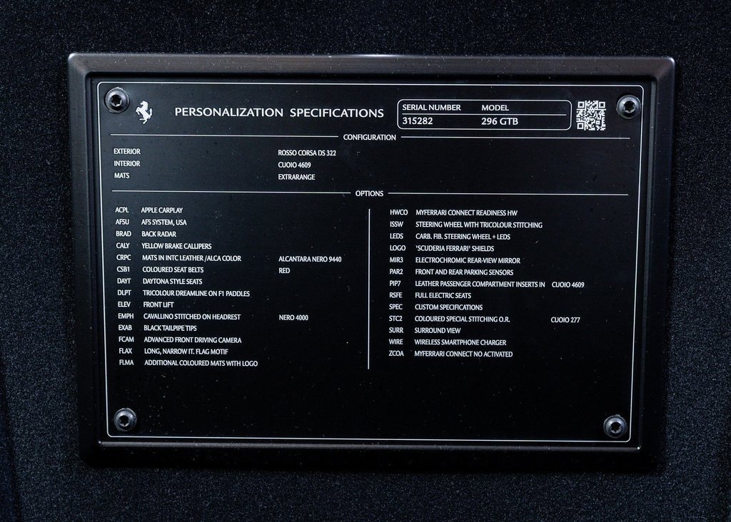 Certified 2025 Ferrari 296 GTB image 24