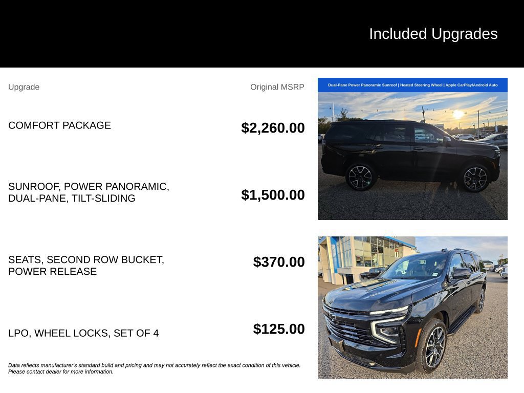 Used 2026 Chevrolet Tahoe RST w/ Comfort Package AWD/4WD image 8
