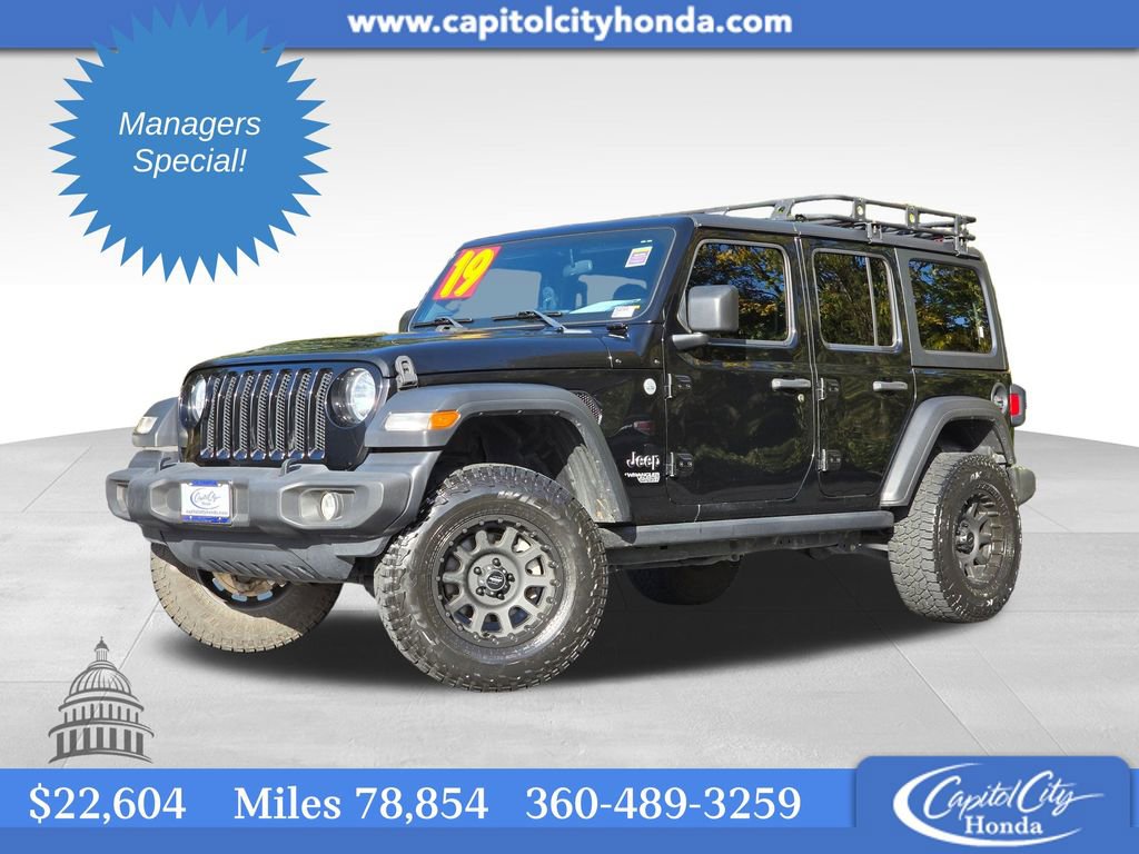 Used 2019 Jeep Wrangler Unlimited Sport S