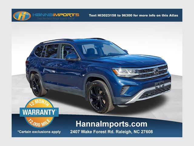 Used 2023 Volkswagen Atlas SE w/ Black Wheel Package