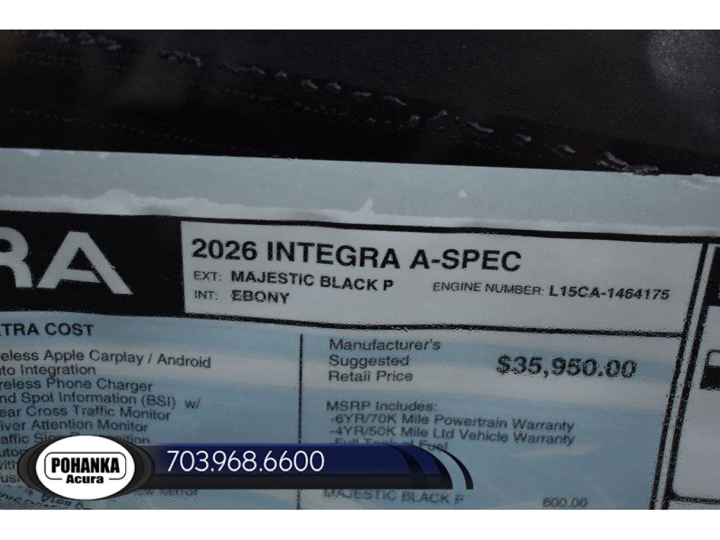 New 2026 Acura Integra A-Spec FWD image 34