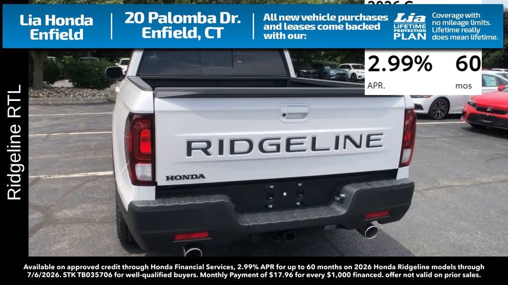 New 2026 Honda Ridgeline RTL image 7