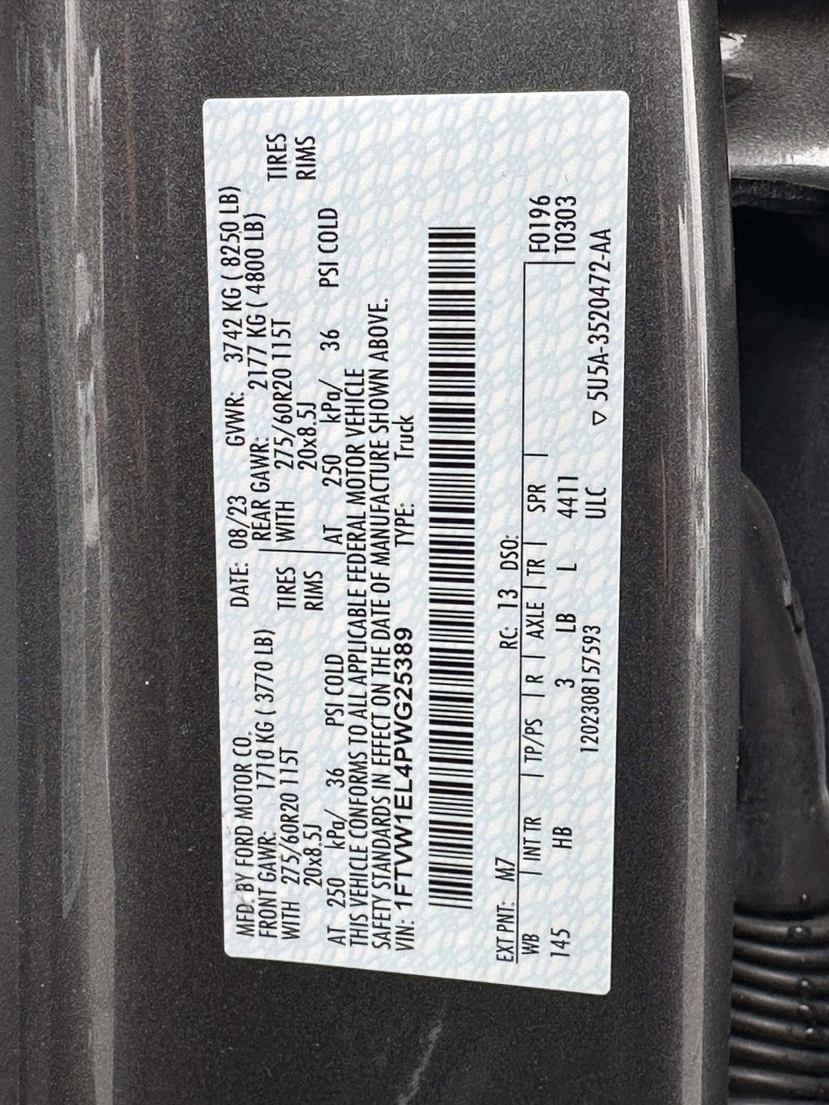 Used 2023 Ford F150 Lightning Lariat image 36