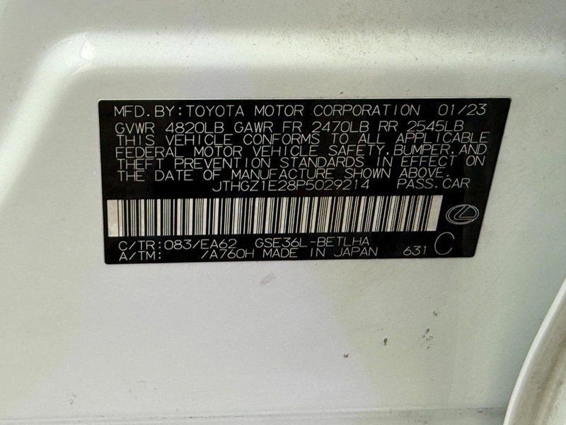 Used 2023 Lexus IS 350 F Sport w/ Handling Package image 32