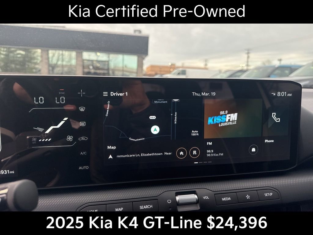 Certified 2025 Kia K4 GT-Line w/ GT-Line Sunroof Package image 26
