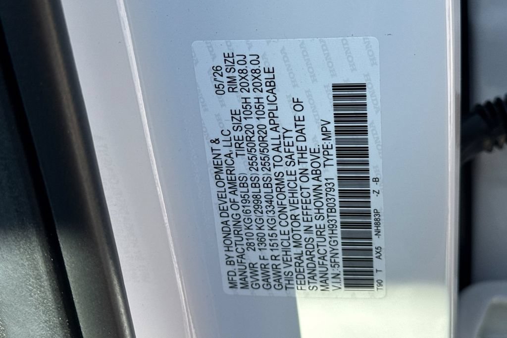 New 2026 Honda Pilot Black Edition image 36