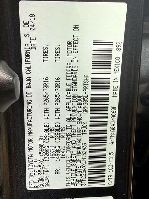 Used 2018 Toyota Tacoma TRD Off-Road image 14