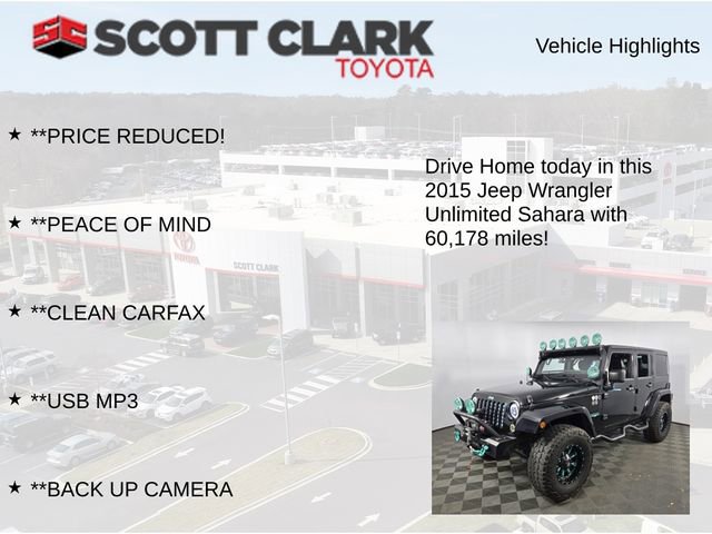 Used 2015 Jeep Wrangler Unlimited Sahara w/ Max Tow Package image 8