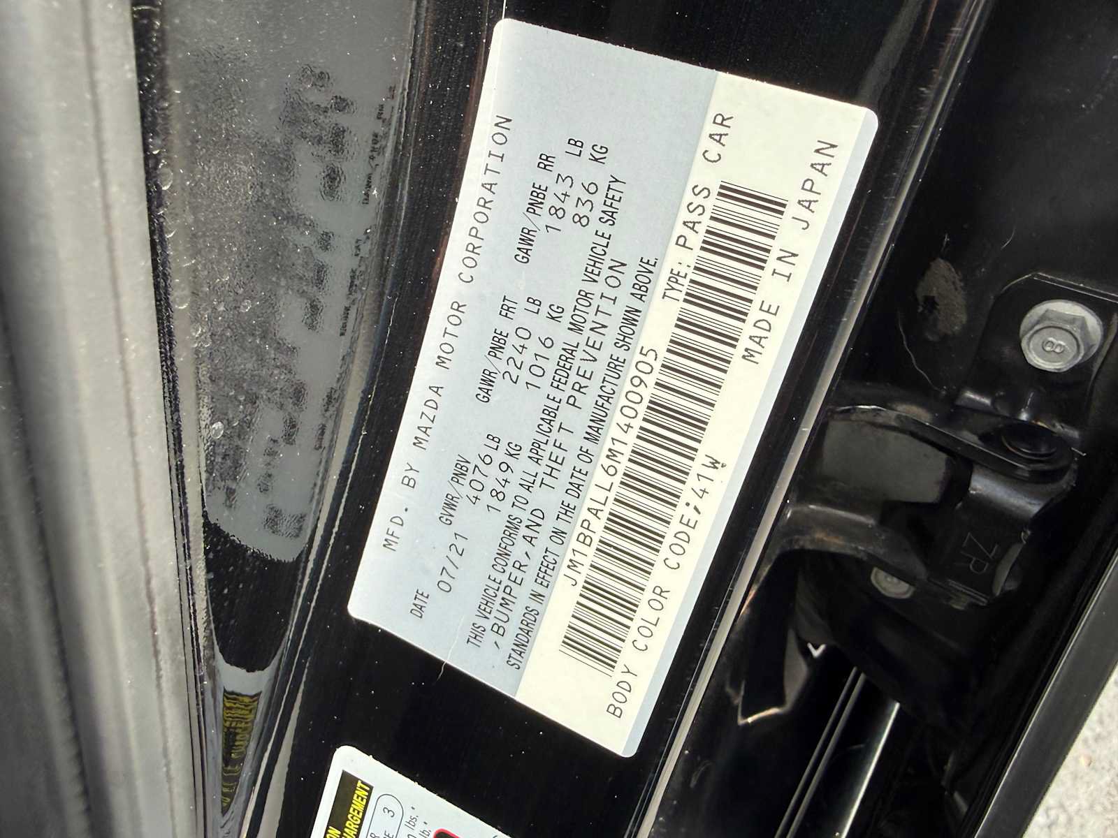 Certified 2021 MAZDA MAZDA3 s FWD image 32