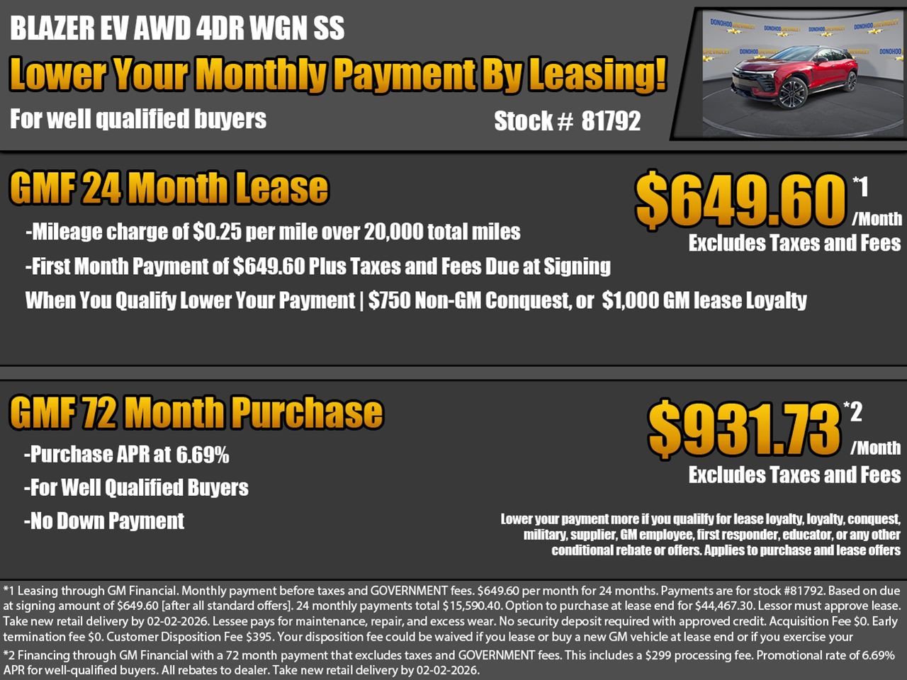 New 2026 Chevrolet Blazer EV SS image 2