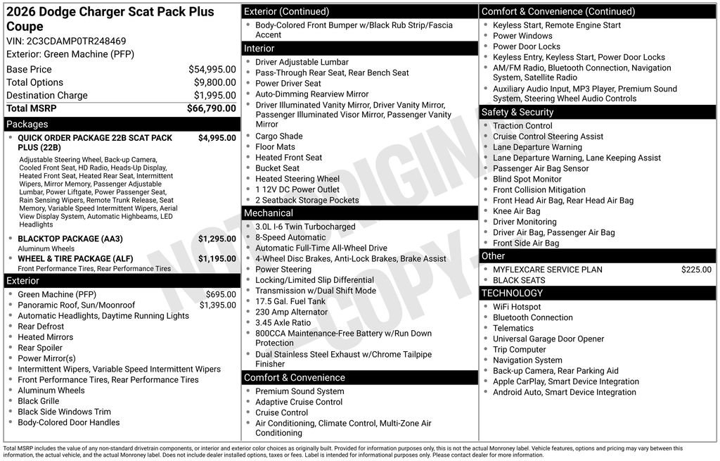 New 2026 Dodge Charger Scat Pack AWD/4WD image 7
