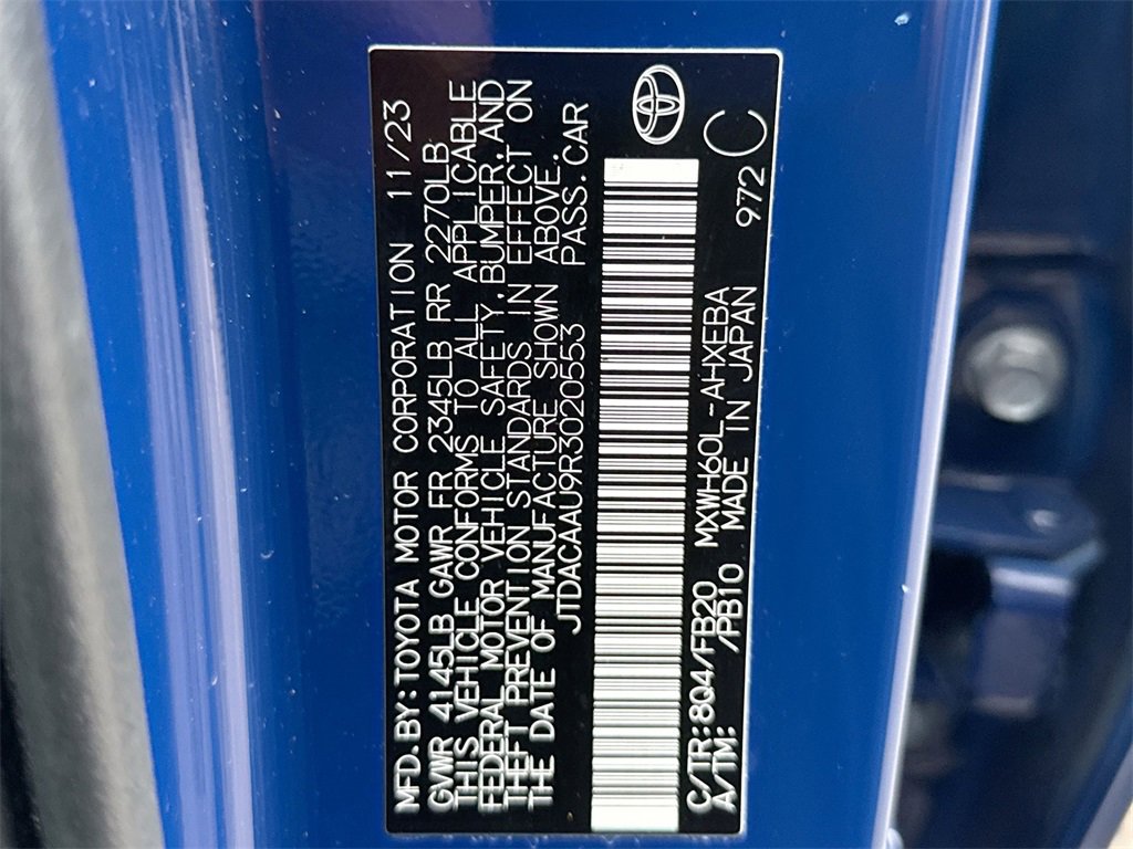 Used 2024 Toyota Prius LE image 26