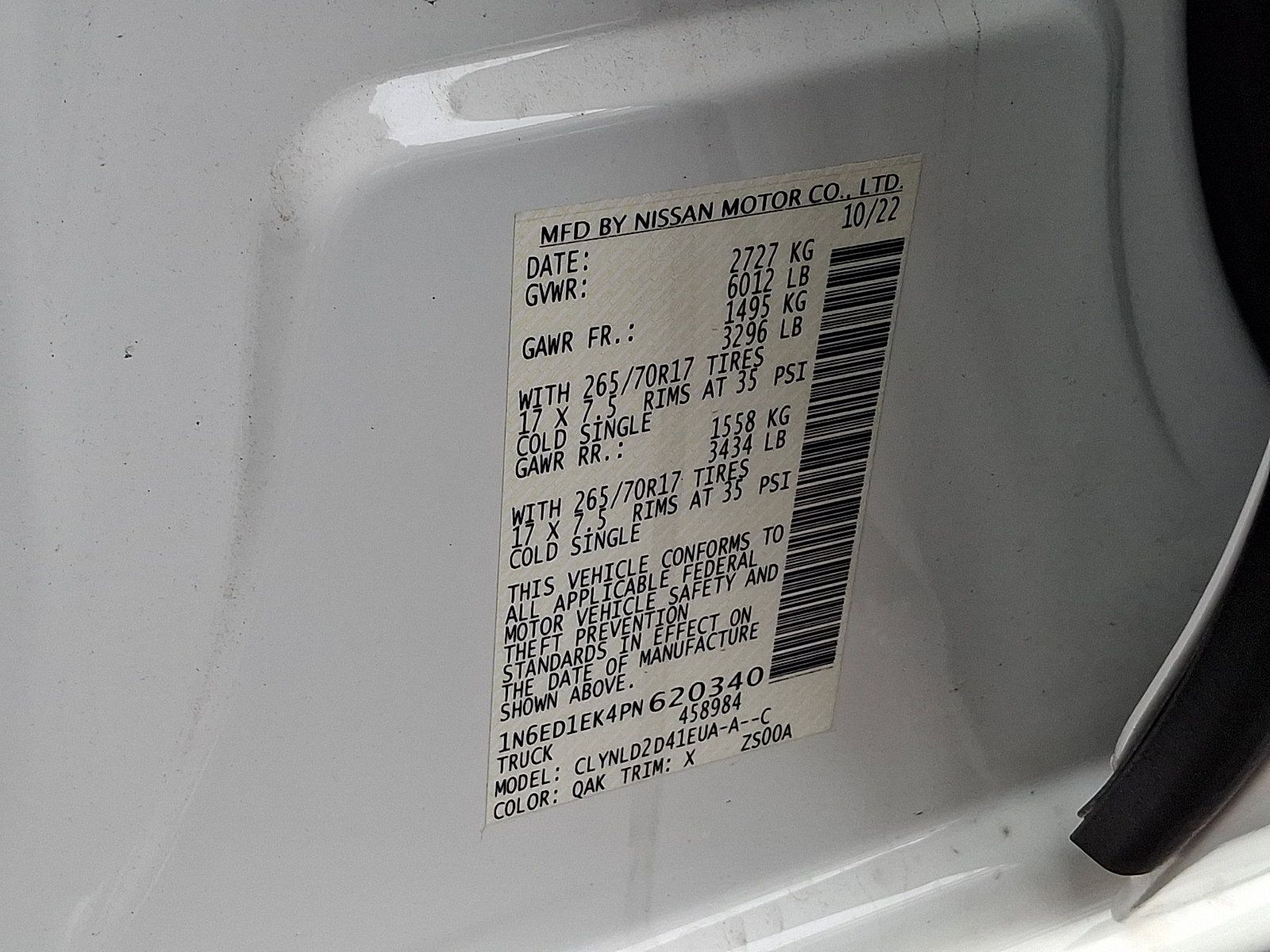 Certified 2023 Nissan Frontier PRO-4X w/ Technology Package image 26