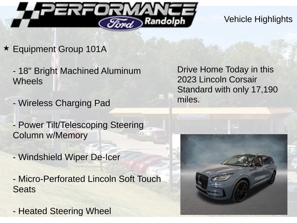Used 2023 Lincoln Corsair AWD w/ Equipment Group 101A image 9