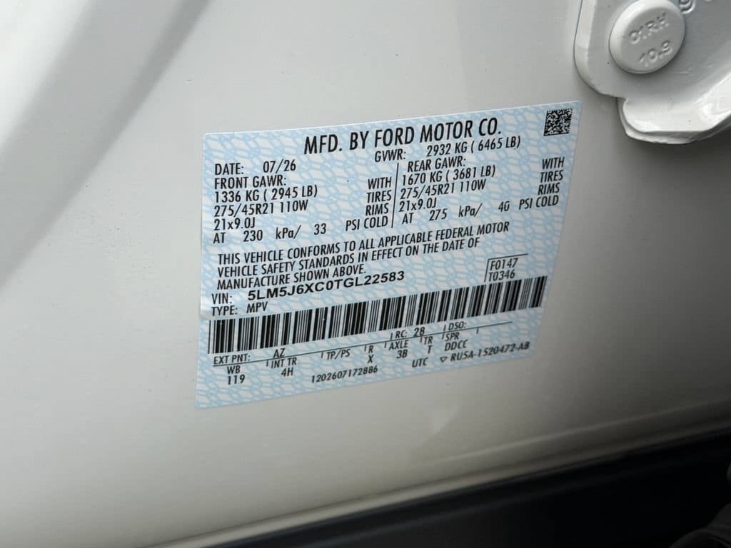 New 2026 Lincoln Aviator AWD w/ Jet Appearance Package image 27