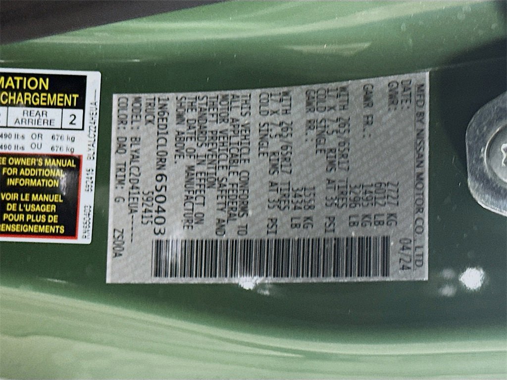 Used 2024 Nissan Frontier SV w/ SV Convenience Package image 36