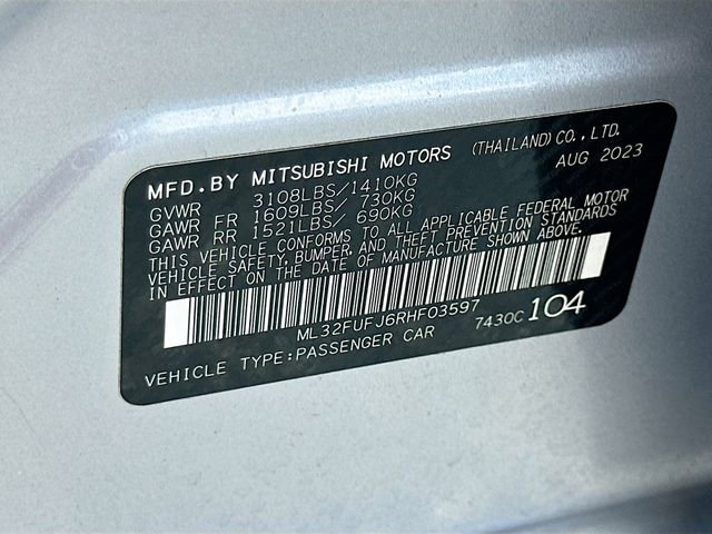 Used 2024 Mitsubishi Mirage G4 ES FWD image 30