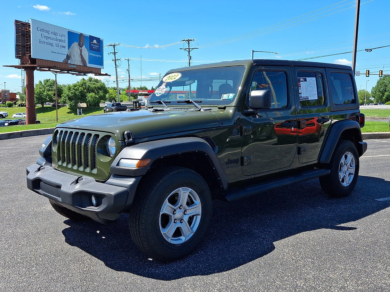 Certified 2022 Jeep Wrangler Unlimited Sport AWD/4WD image 4