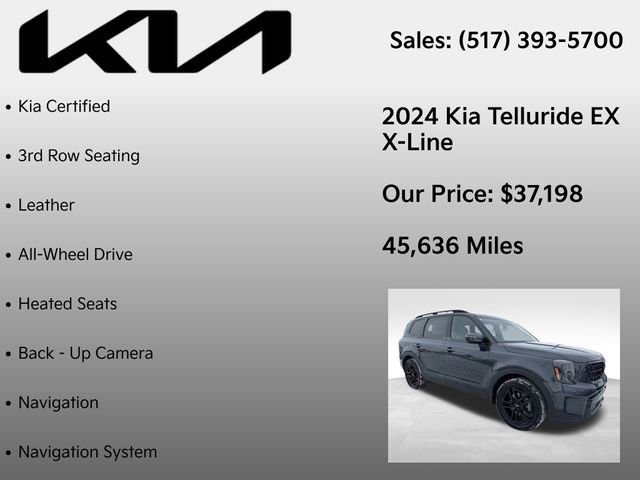 Used 2024 Kia Telluride EX X-Line AWD/4WD image 7