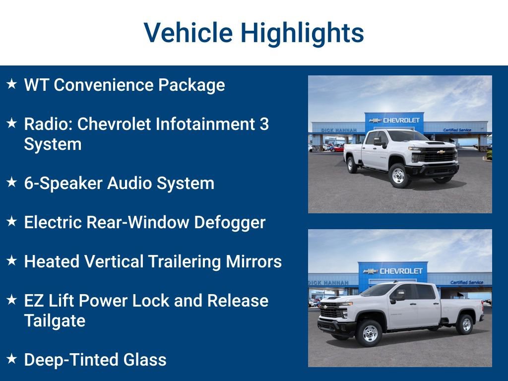 New 2026 Chevrolet Silverado 2500 W/T w/ WT Convenience Package AWD/4WD image 3