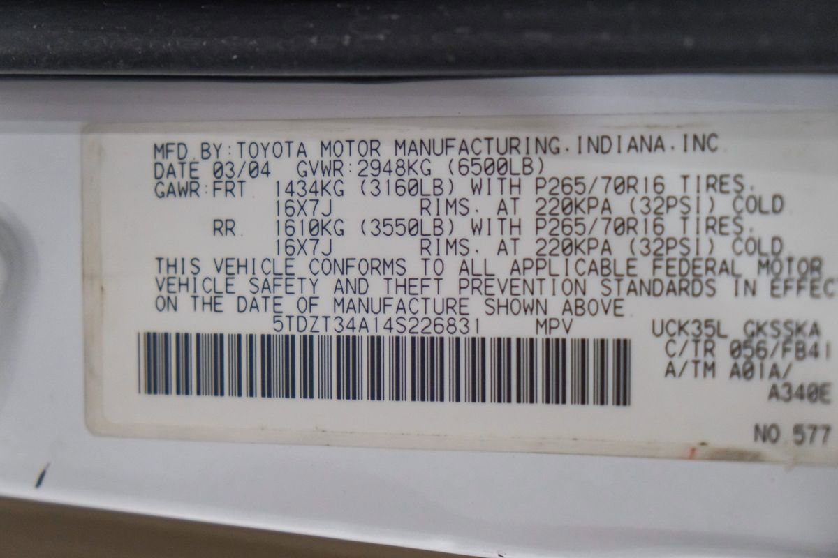 Used 2004 Toyota Sequoia SR5 image 69