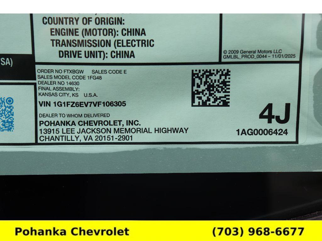 New 2027 Chevrolet Bolt RS w/ Technology Package FWD image 30