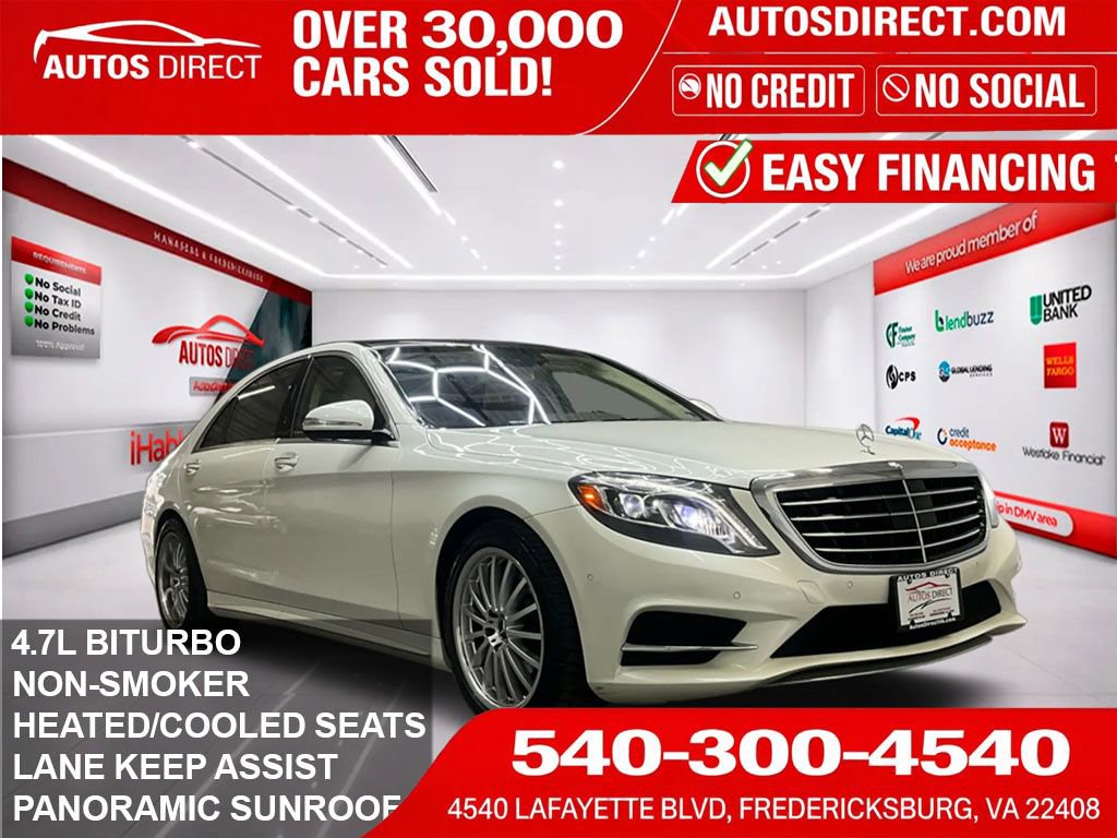 Used 2016 Mercedes-Benz S 550 4MATIC Sedan w/ Sport Package image 1