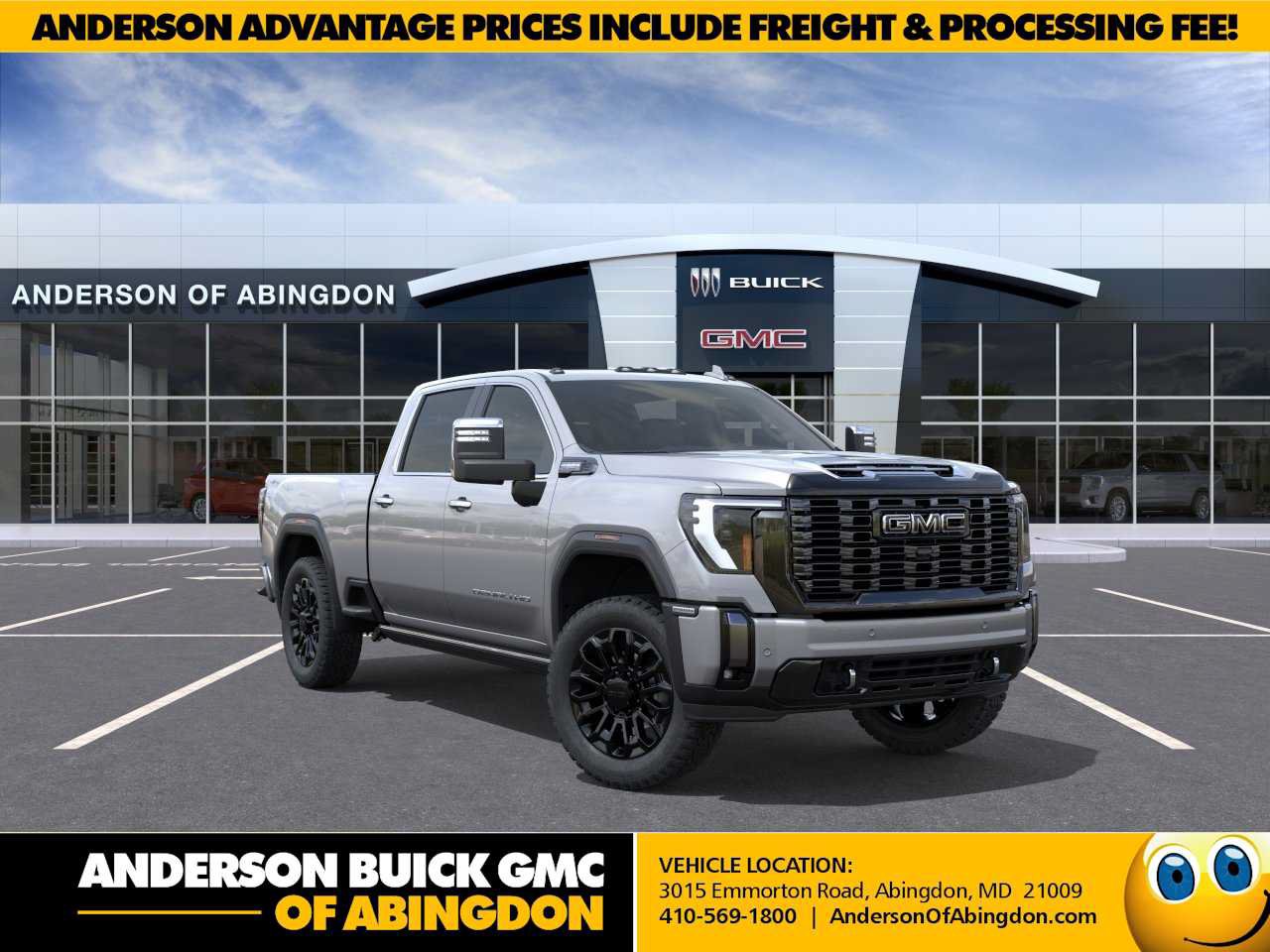 New 2026 GMC Sierra 2500 Denali Ultimate w/ LPO, Black Badging Package