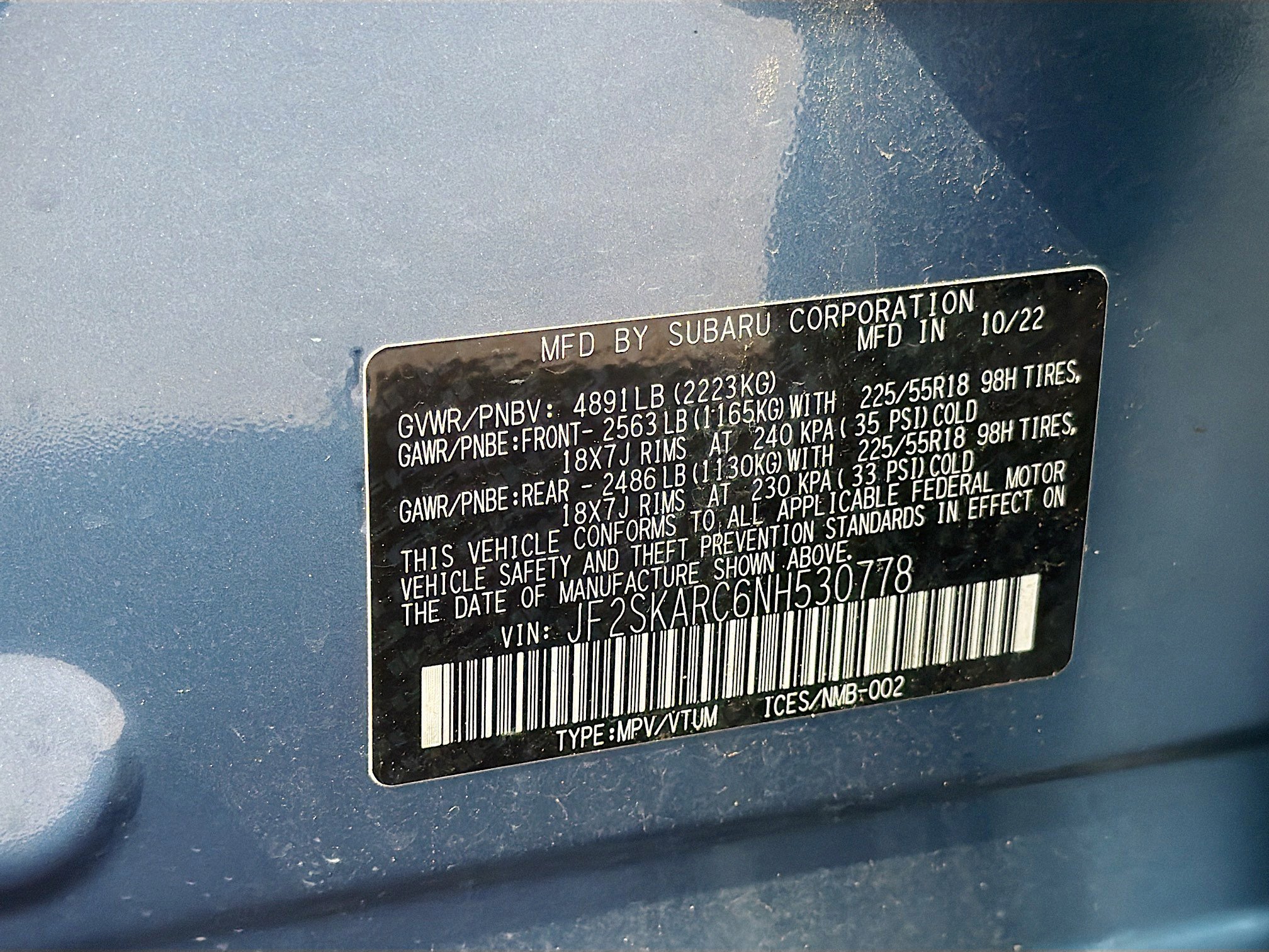 Certified 2022 Subaru Forester Touring w/ Popular Package #3 image 45