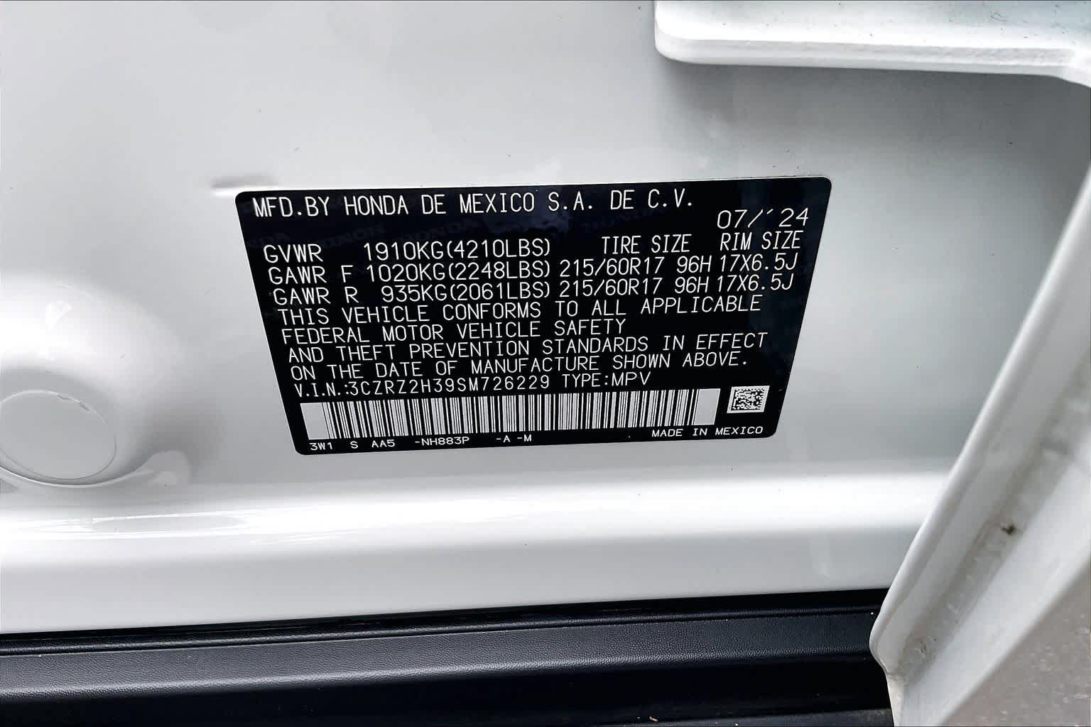 Used 2025 Honda HR-V LX image 36