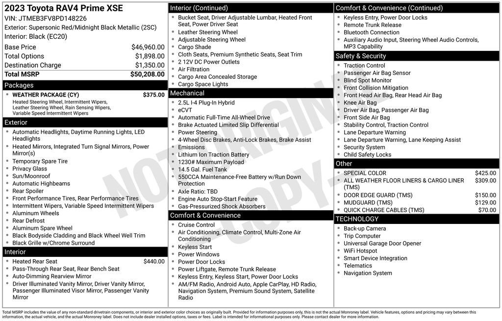 Used 2023 Toyota RAV4 XSE w/ Weather Package image 5