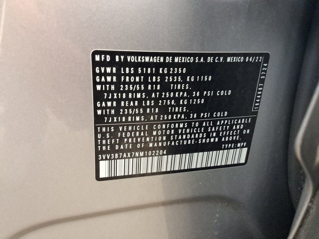 Certified 2022 Volkswagen Tiguan SE image 29