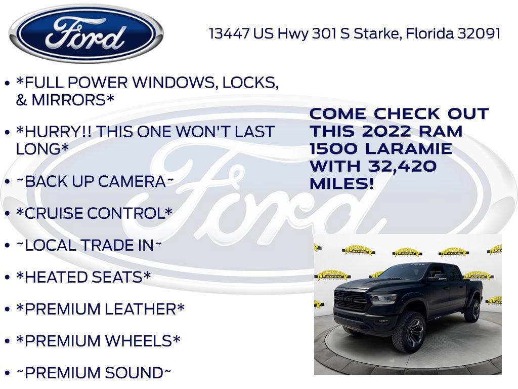 Used 2022 RAM 1500 Laramie AWD/4WD image 10