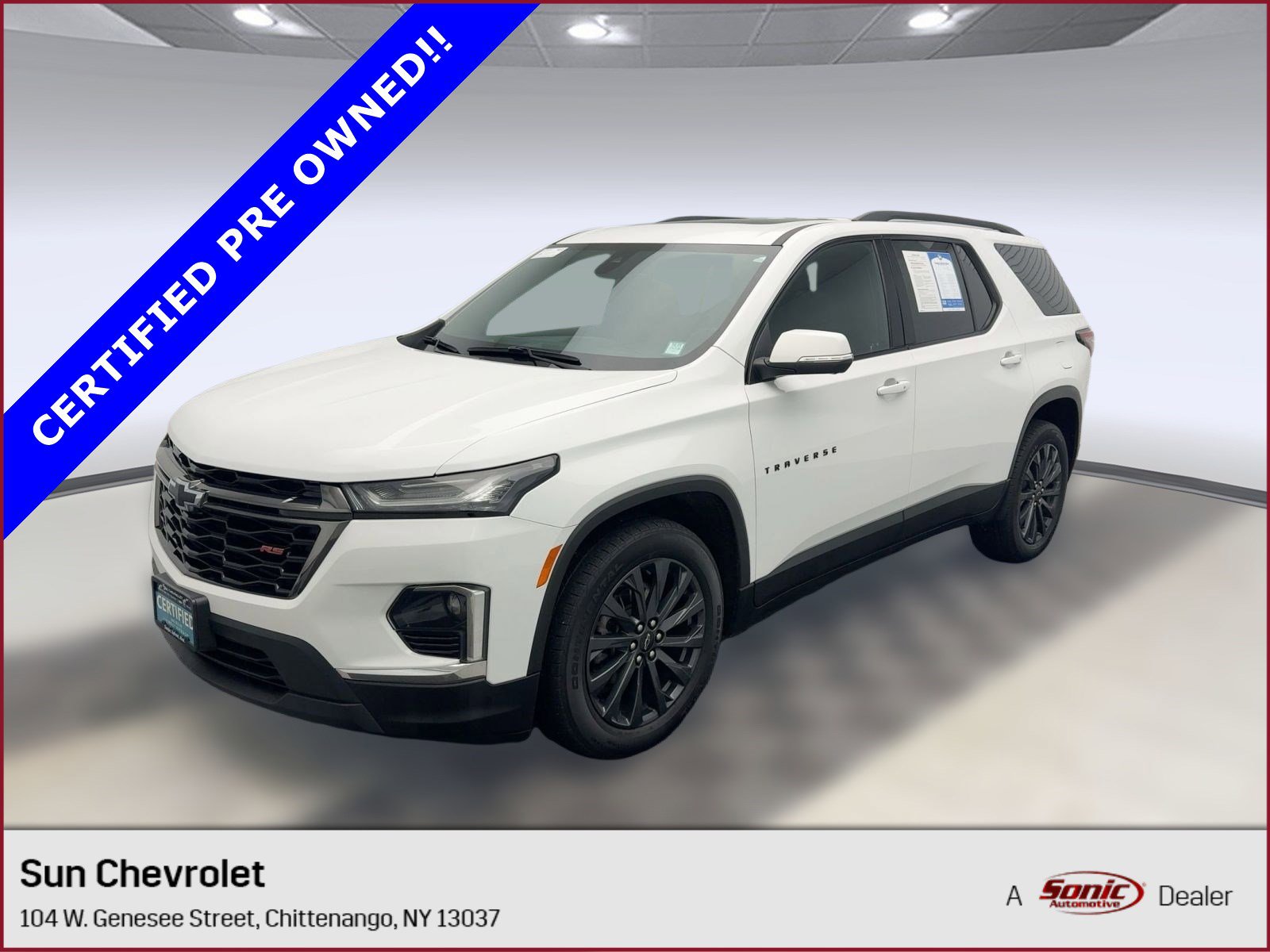 Certified 2023 Chevrolet Traverse RS