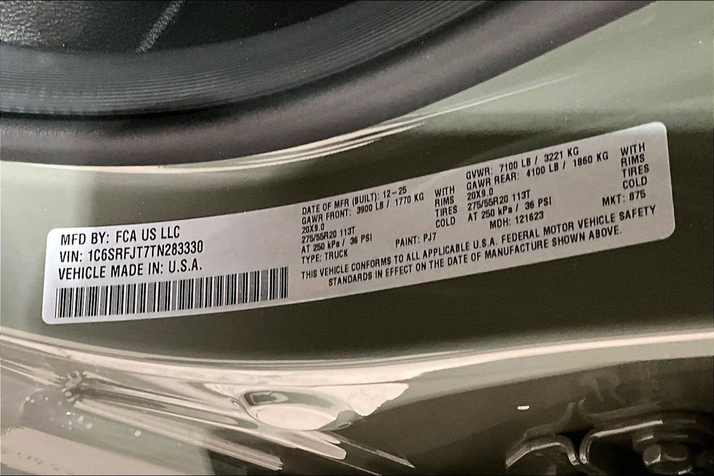 New 2026 RAM 1500 Laramie AWD/4WD image 13