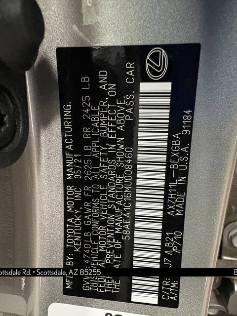 Used 2021 Lexus ES 300h w/ Accessory Package FWD image 33