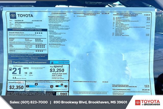 New 2026 Toyota Tacoma SR image 12