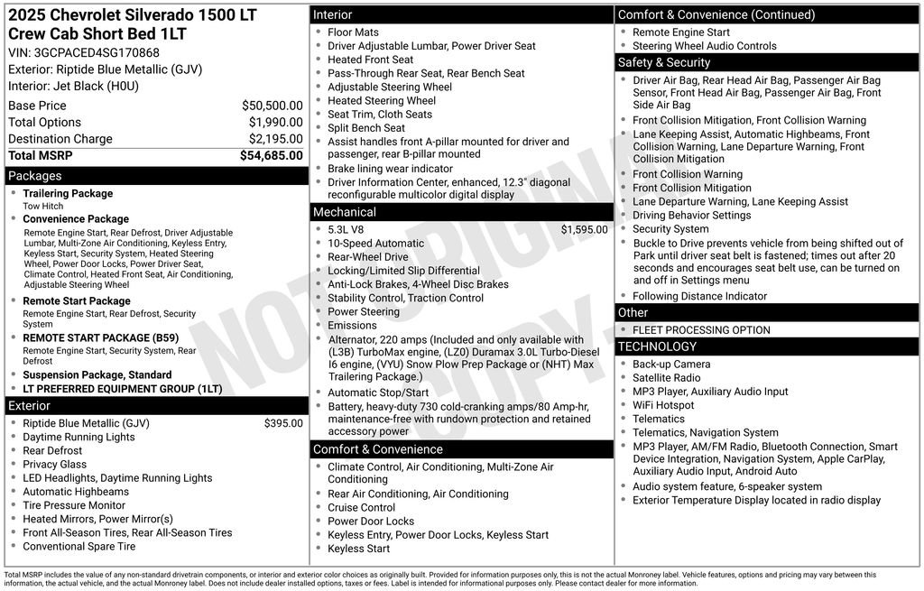 Used 2025 Chevrolet Silverado 1500 LT RWD image 45